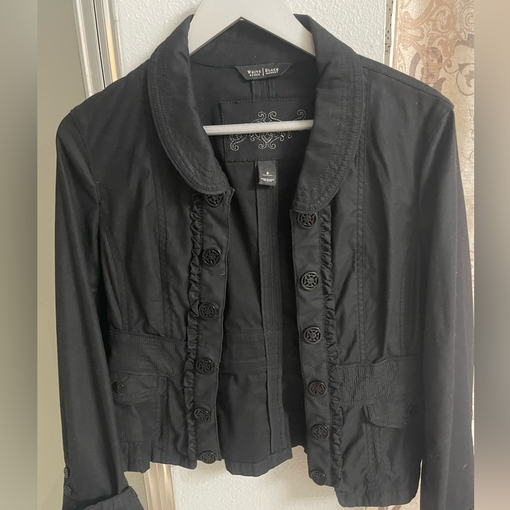 WHBM size 8 black jacket